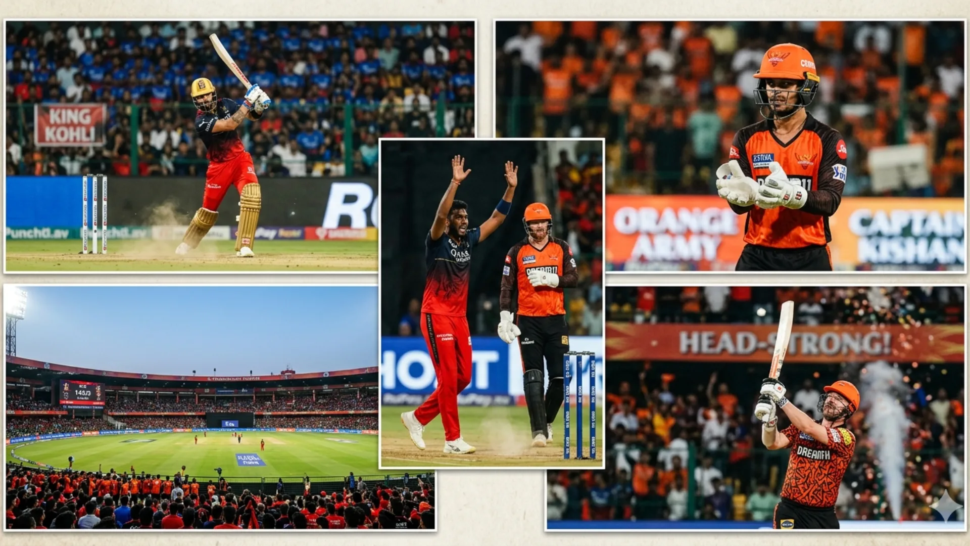 RCB vs SRH Dream11 Prediction Today: Pitch Report & Playing 11