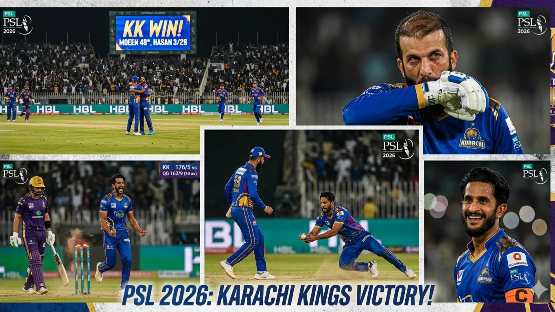 Karachi Kings vs Quetta Gladiators Highlights: कराची की रोमांचक जीत