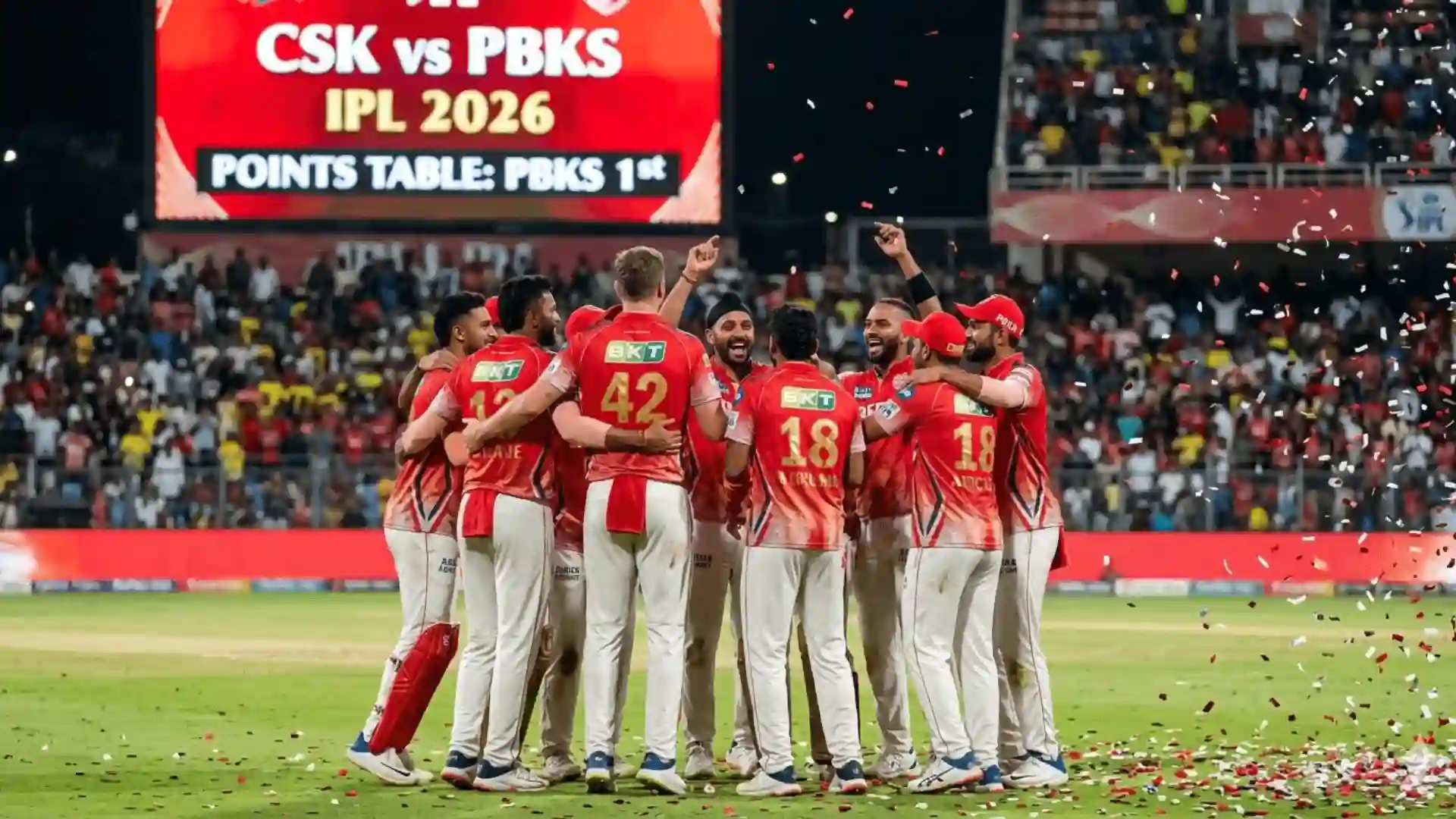IPL 2026 CSK vs PBKS points table standings update