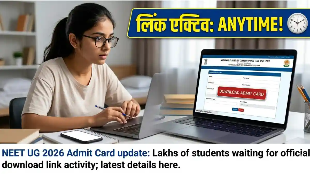 NEET UG 2026 Admit Card download direct link NTA official website