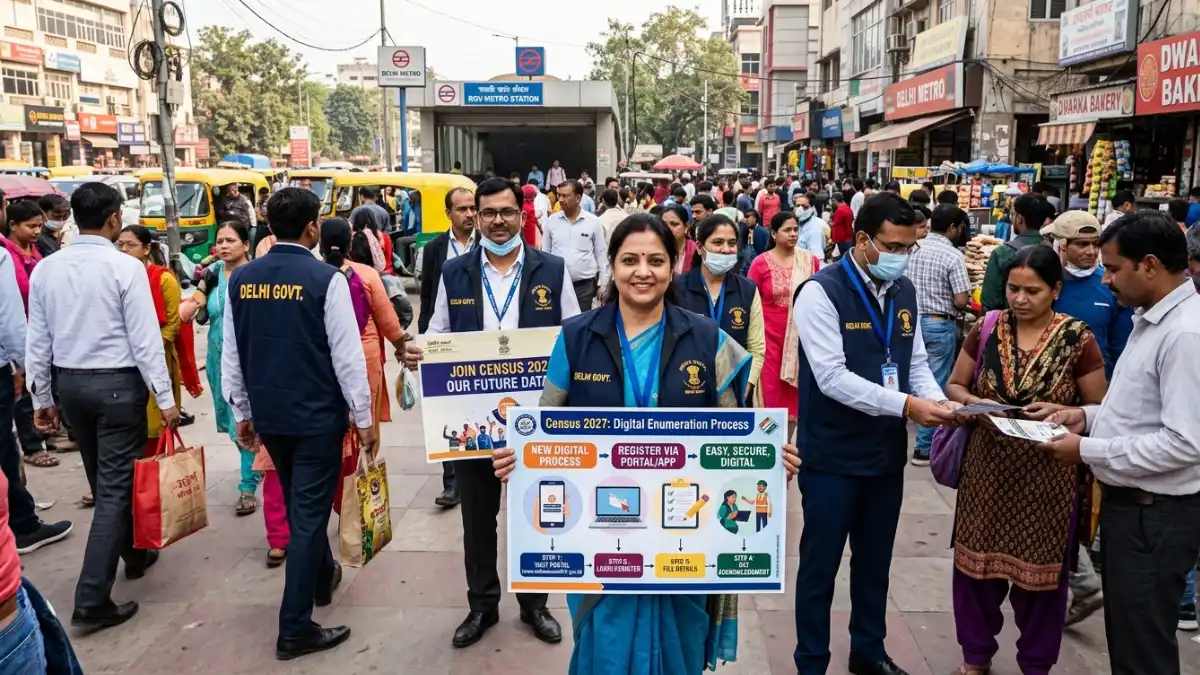 Census 2027: सावधान! दिल्ली में आज से 15 दिनों का महा-अभियान शुरू; जानें आपकी एक गलती कैसे बढ़ा सकती है मुश्किल Census 2027: सावधान! दिल्ली में आज से 15 दिनों का महा-अभियान शुरू; जानें आपकी एक गलती कैसे बढ़ा सकती है मुश्किल