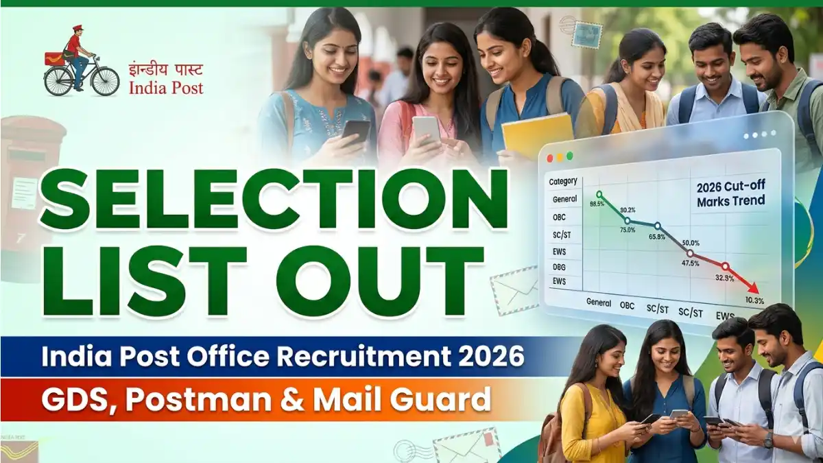 India Post GDS Cut Off: खुशखबरी! जीडीएस तीसरी मेरिट लिस्ट में भारी गिरावट; जानें किन राज्यों में 80% पर हुआ सिलेक्शन