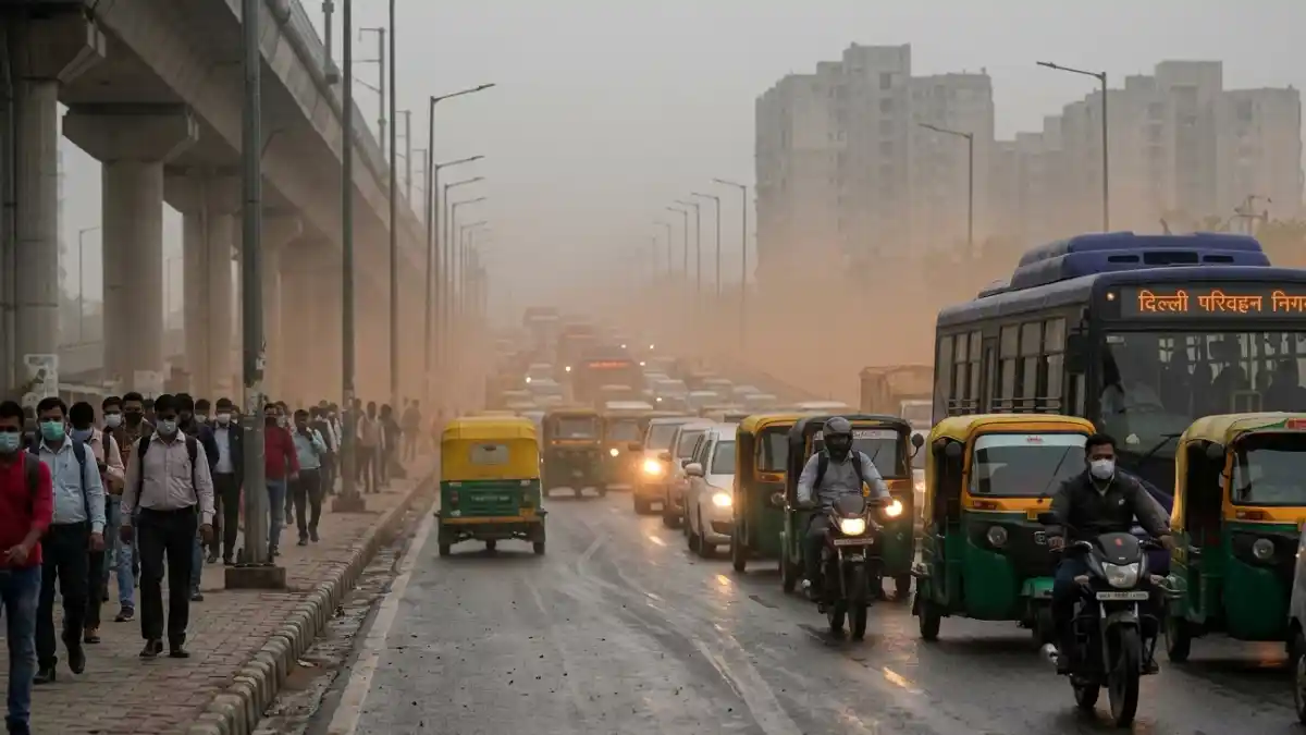 धूल भरी आंधी दिल्ली एनसीआर में आसमान में छाया धूल का गुबार, सांसों पर संकट; जानें कब मिलेगी राहत धूल भरी आंधी दिल्ली एनसीआर
