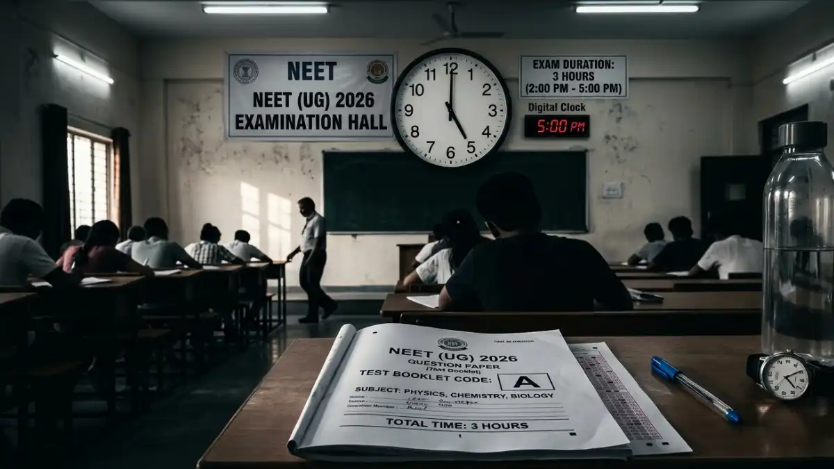 नीट परीक्षा का समय कितना होता है 3 घंटे या 3 घंटे 20 मिनट? जानें सही समय