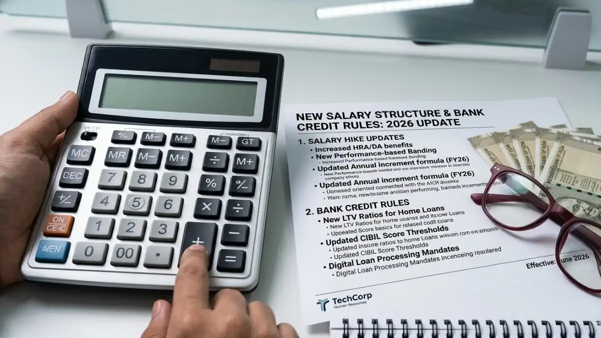 salary hike structure updates for employees and bank credit rules