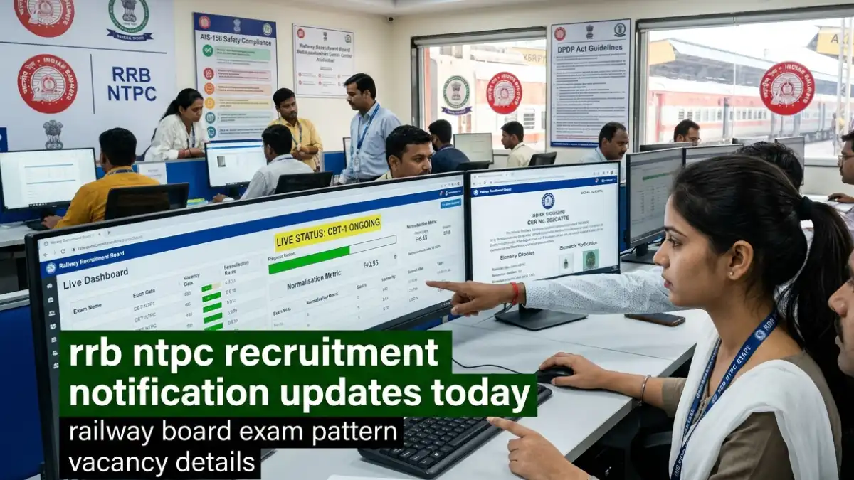 rrb ntpc recruitment notification updates today railway board exam pattern vacancy details
