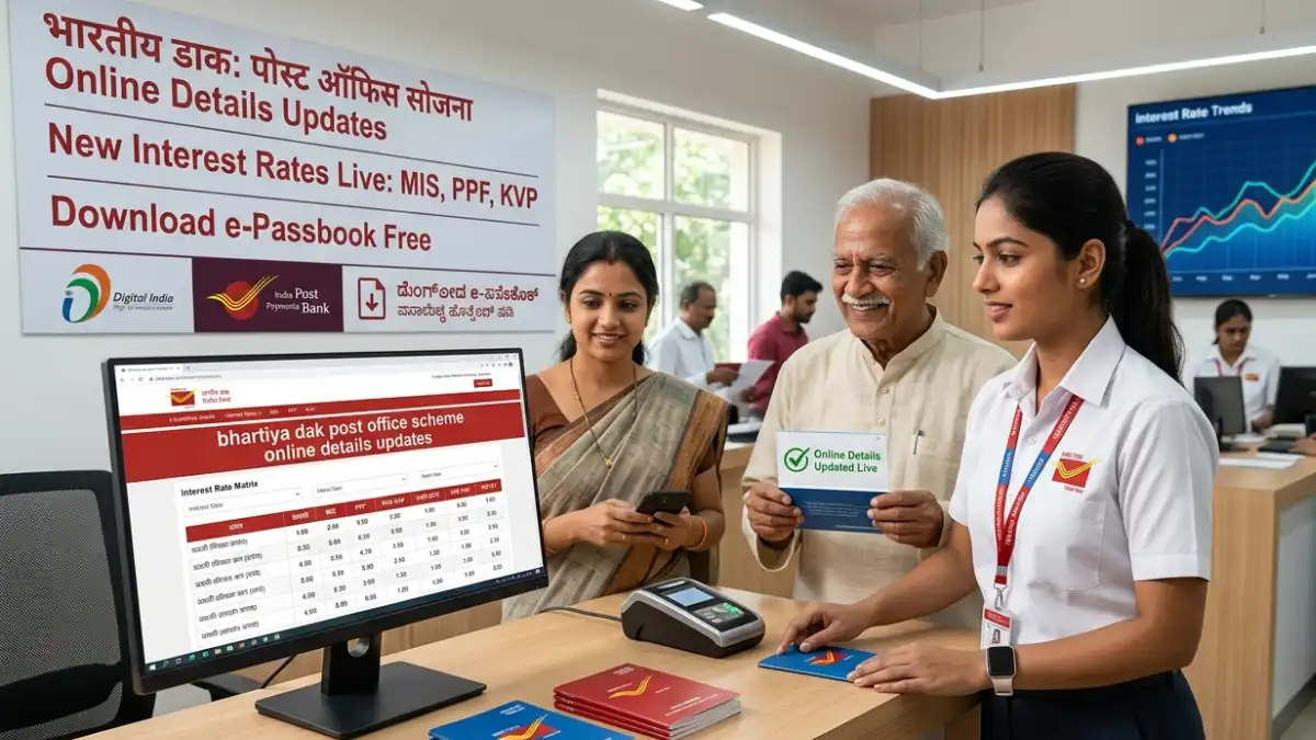 bhartiya dak post office scheme online details updates interest rates mis ppf kisan vikas patra