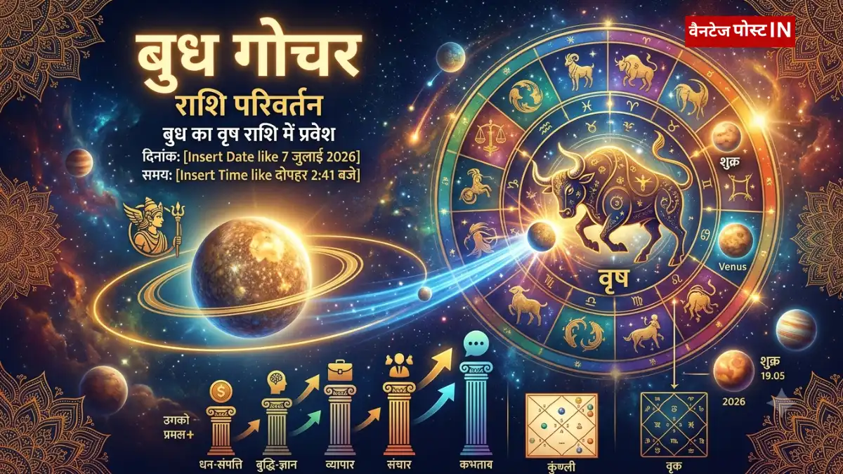 बुध गोचर २०२६: वक्री बुध के राशि परिवर्तन से चमकेगी इन राशियों की किस्मत, जानें सभी १२ राशियों का विस्तृत हाल!
