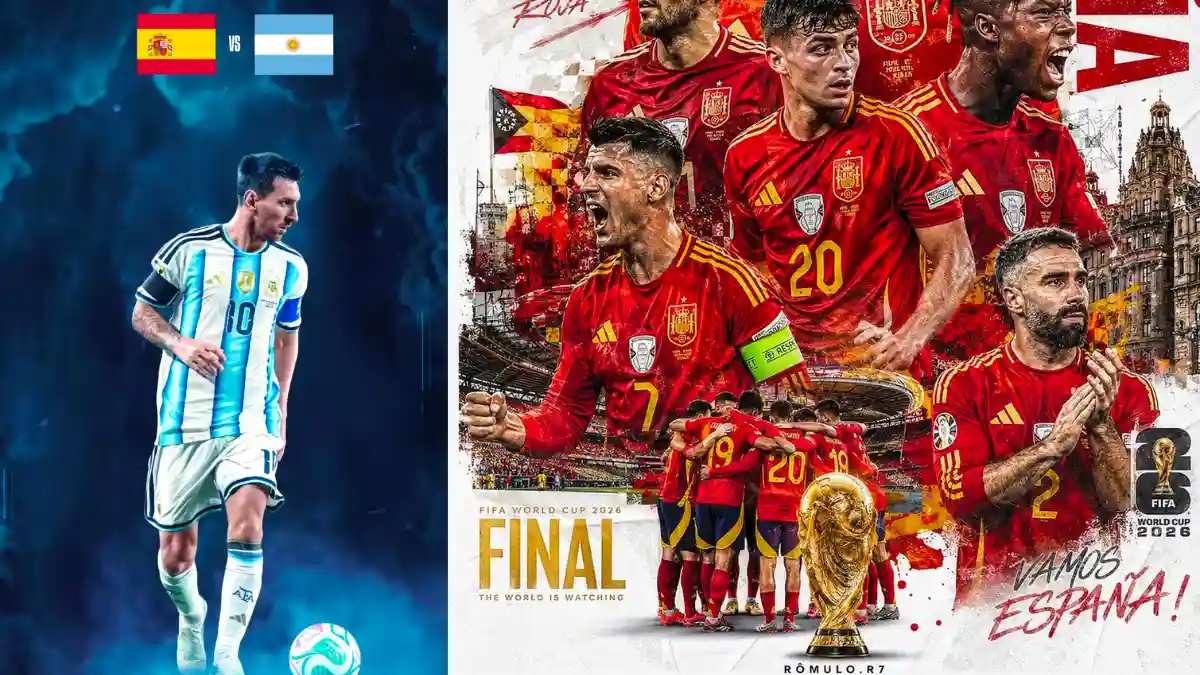 FIFA World Cup 2026 Final: स्पेन के रणनीतिक चक्रव्यूह में टूटा मेसी का तिलस्म; मैदान पर खूनी संघर्ष और 'ला फुरिया रोजा' के विश्व विजेता बनने की पूरी इन-डेप्थ कहानी photo credit: @leomessi