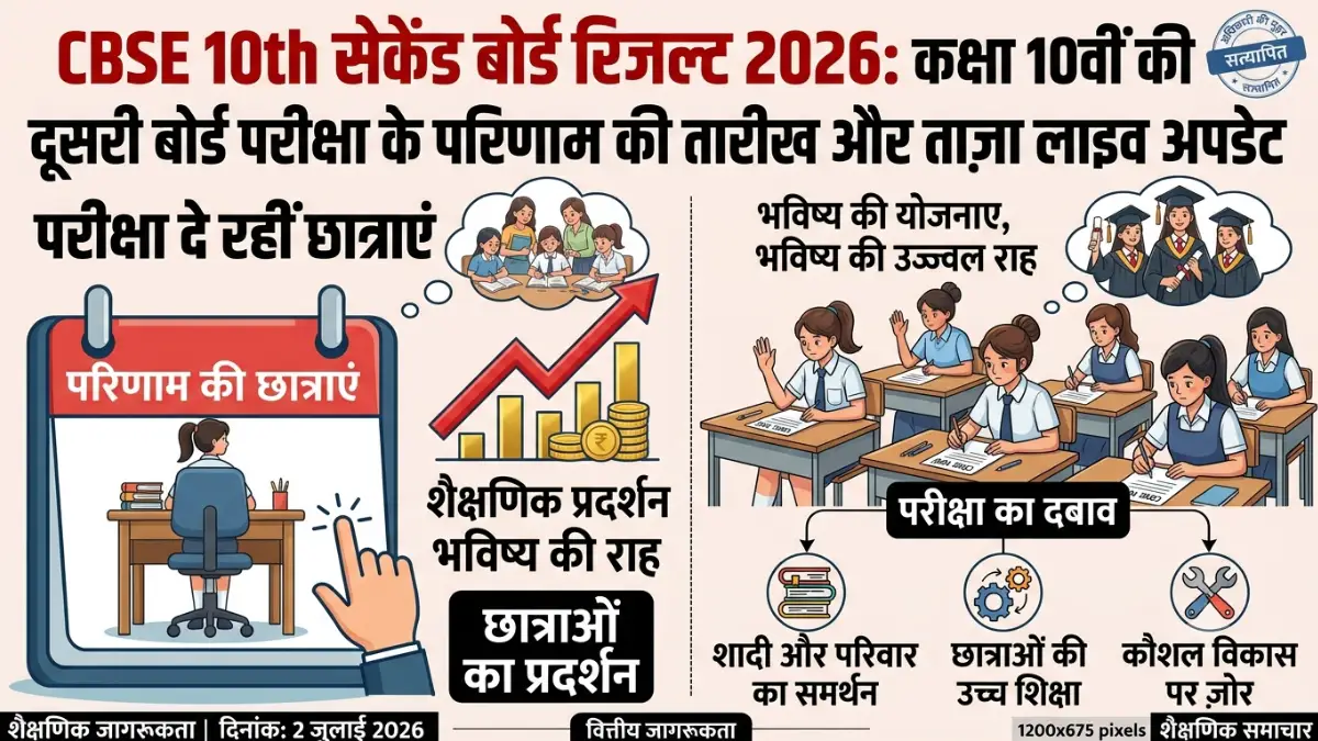 CBSE 10th सेकेंड बोर्ड रिजल्ट 2026: कक्षा 10वीं की दूसरी बोर्ड परीक्षा के परिणाम की तारीख और ताज़ा लाइव अपडेट!