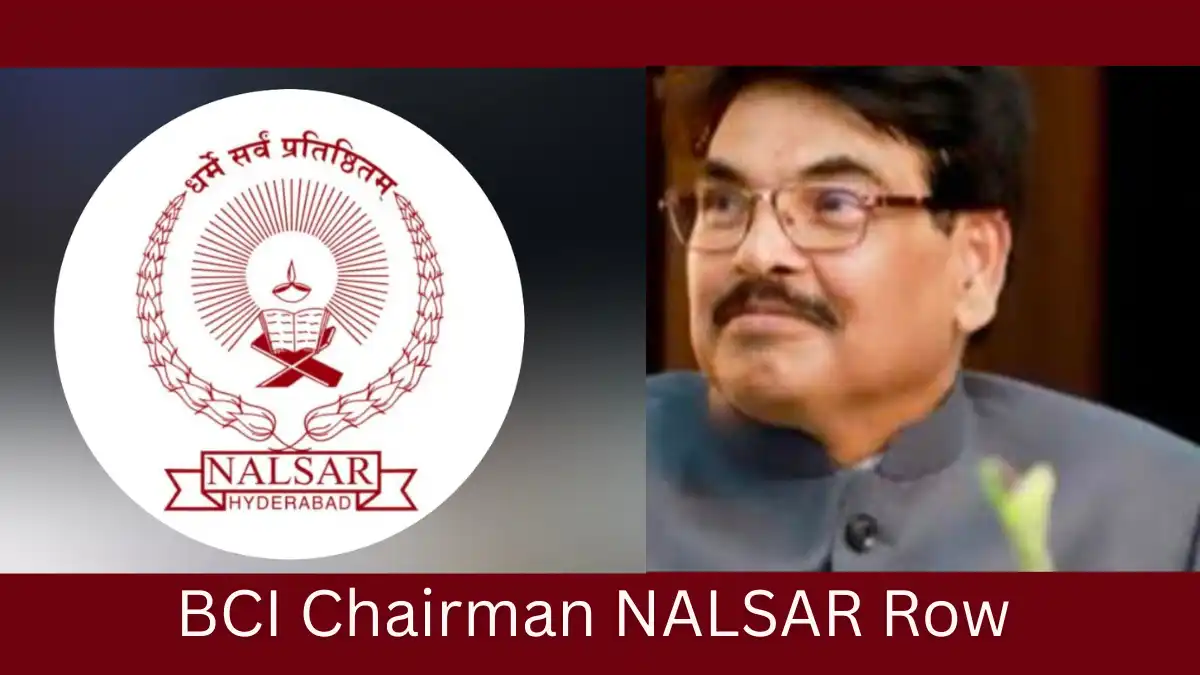 BCI Chairman Manan Kumar Mishra NALSAR University Controversy