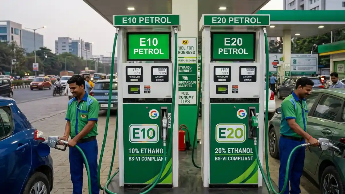 Difference Between E10 Petrol and E20 Petrol: इंजन प्रभाव, माइलेज और नियम Difference Between E10 Petrol and E20 Petrol Engine Impact