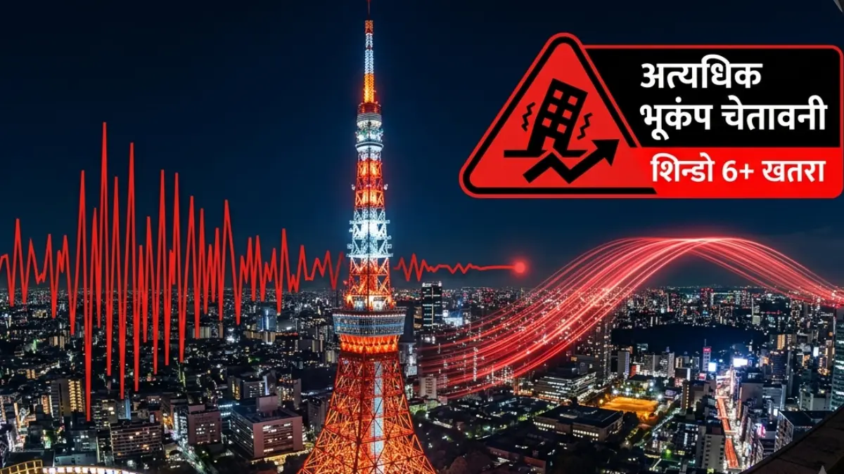 Tokyo Japan Earthquake 5.9 Magnitude Aftermath Photo