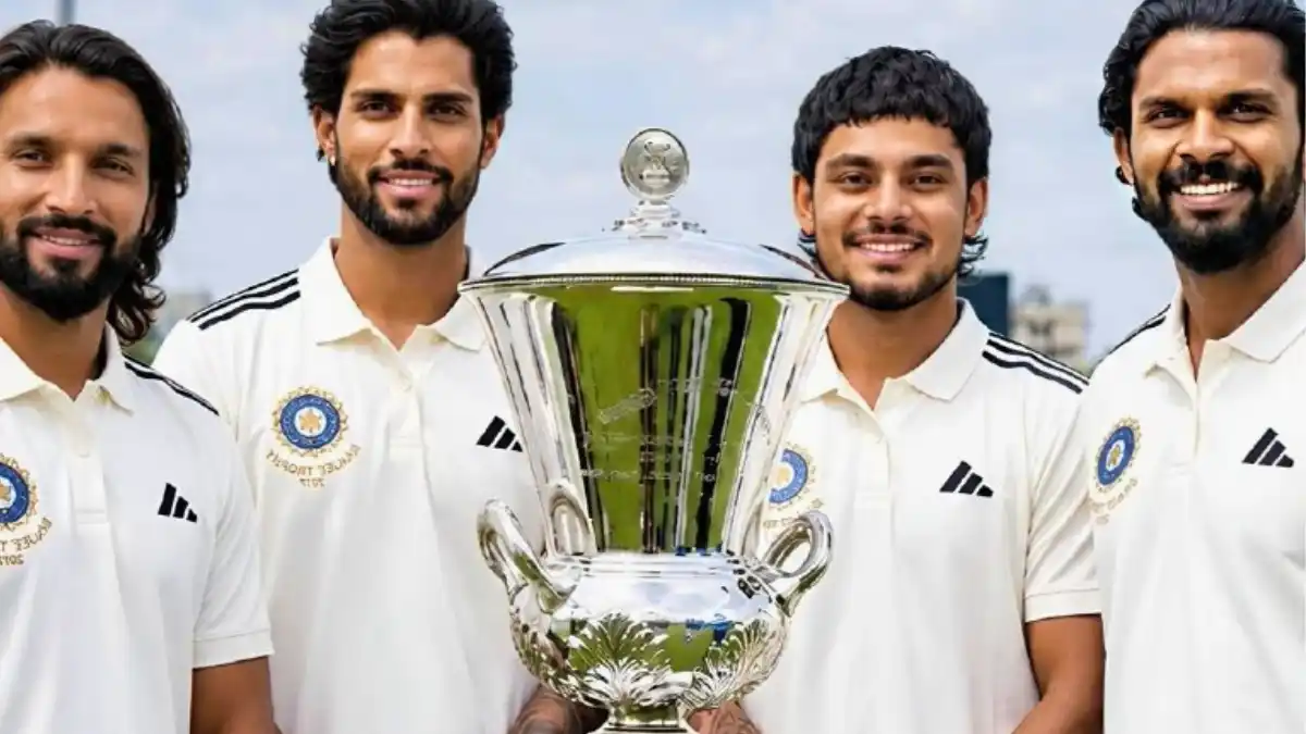 Ishan Kishan and Sudip Gharami Duleep Trophy 2026 match photo