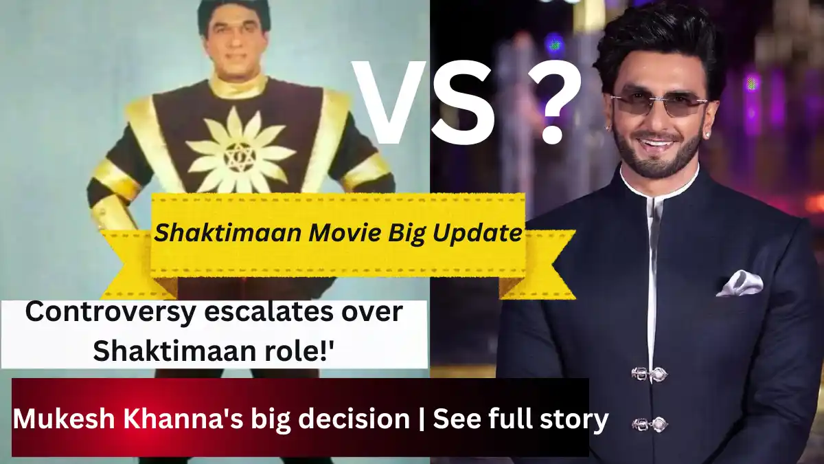 Shaktimaan Movie Controversy: रणवीर सिंह के रोल पर मुकेश खन्ना का बड़ा बयान Shaktimaan Movie Ranveer Singh Mukesh Khanna Controversy