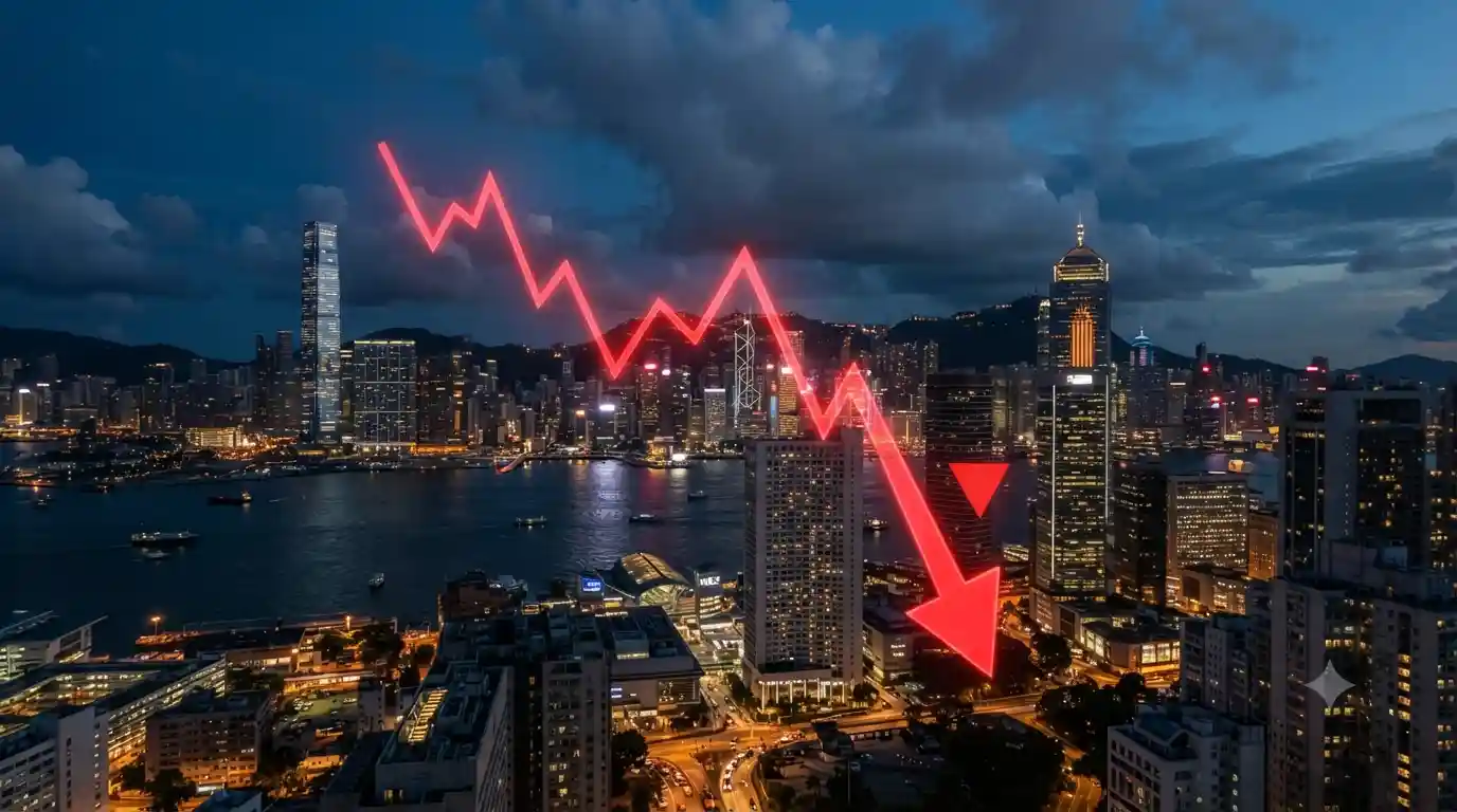 Hang Seng Index Market Update (गिरावट)