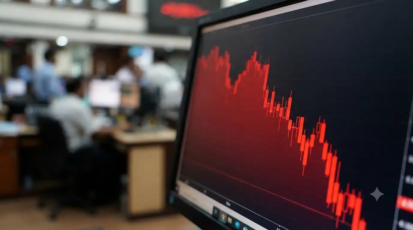 Sensex, Nifty Today: शेयर बाजार में बड़ी गिरावट, क्रूड ऑयल और ग्लोबल दबाव से धड़ाम हुआ बाजार Sensex and Nifty Today Stock Market Fall Chart