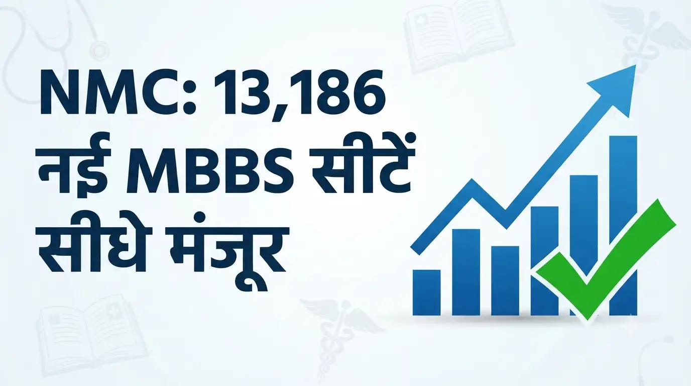 UPSC Recruitment 2026: 212 पदों पर सीधी भर्ती की घोषणा NMC Approves 13,186 New MBBS Seats for 2026-27 Session