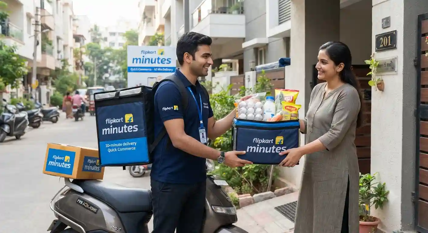 Flipkart Minutes: क्विक कॉमर्स बाजार में दो साल पूरे, शानदार ग्रोथ Flipkart Minutes Quick Commerce