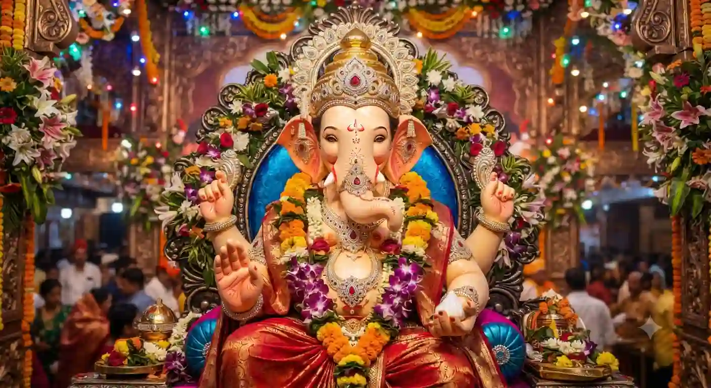 Lalbaugcha Raja 2026: मुंबई के प्रसिद्ध लालबागचा राजा के दर्शन और इतिहास lalbaugcha raja