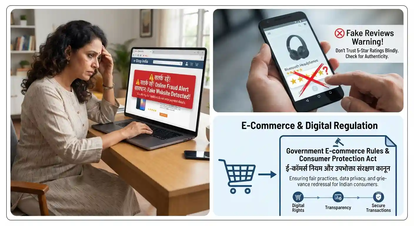 ecommerce rules dark patterns fake reviews warning india