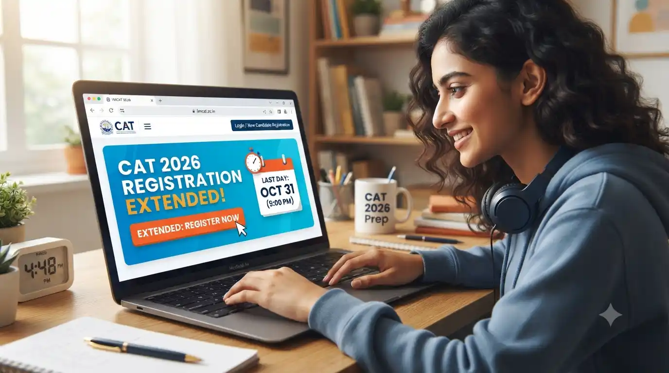 CAT 2026 Registration Extended: IIMs ने बढ़ाई आखिरी तारीख, तुरंत करें आवेदन CAT 2026 Registration Extended