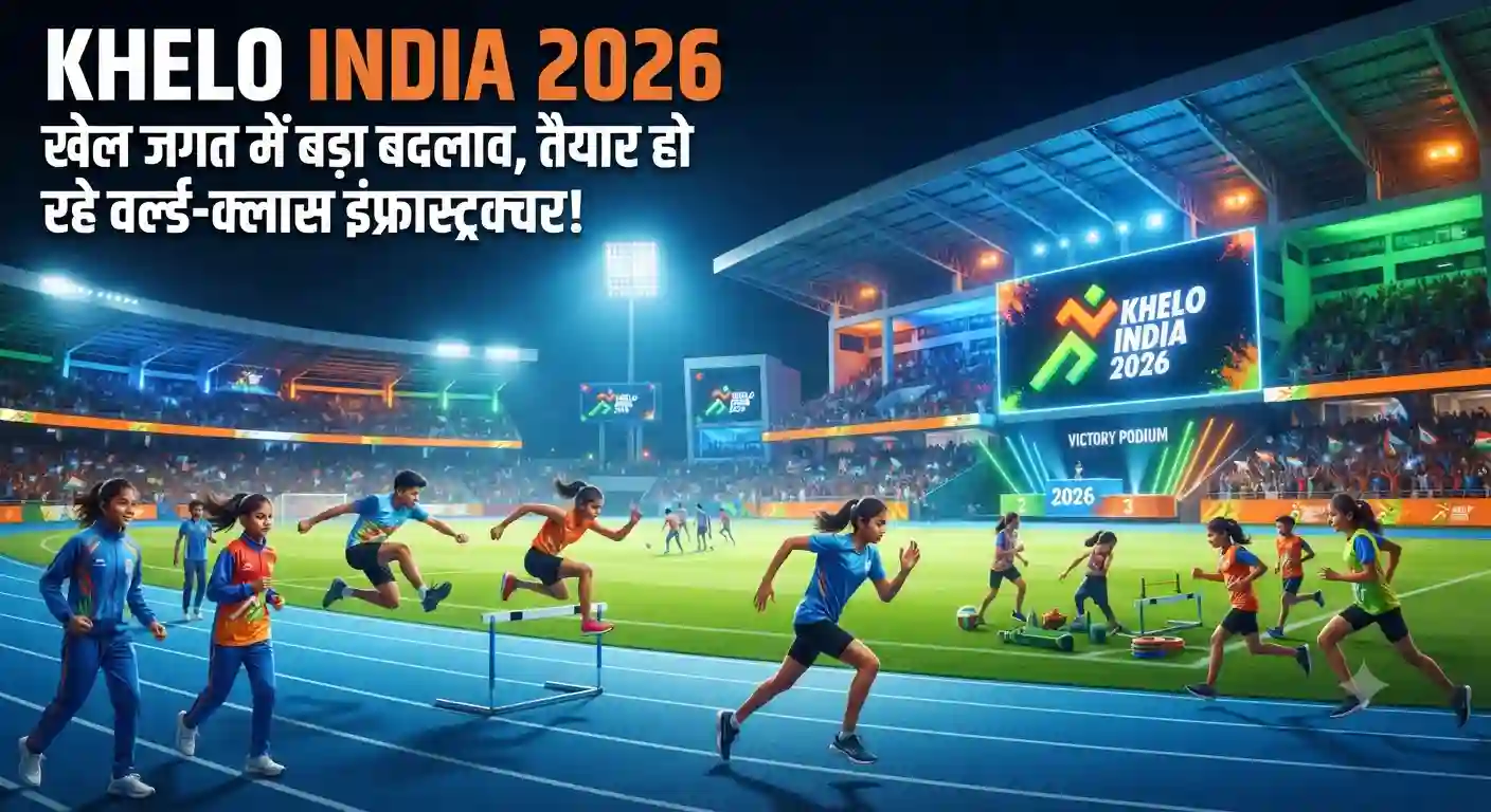 India Sports Infrastructure & Khelo India 2026: खेल जगत में बड़ा बदलाव India Sports Infrastructure 2026