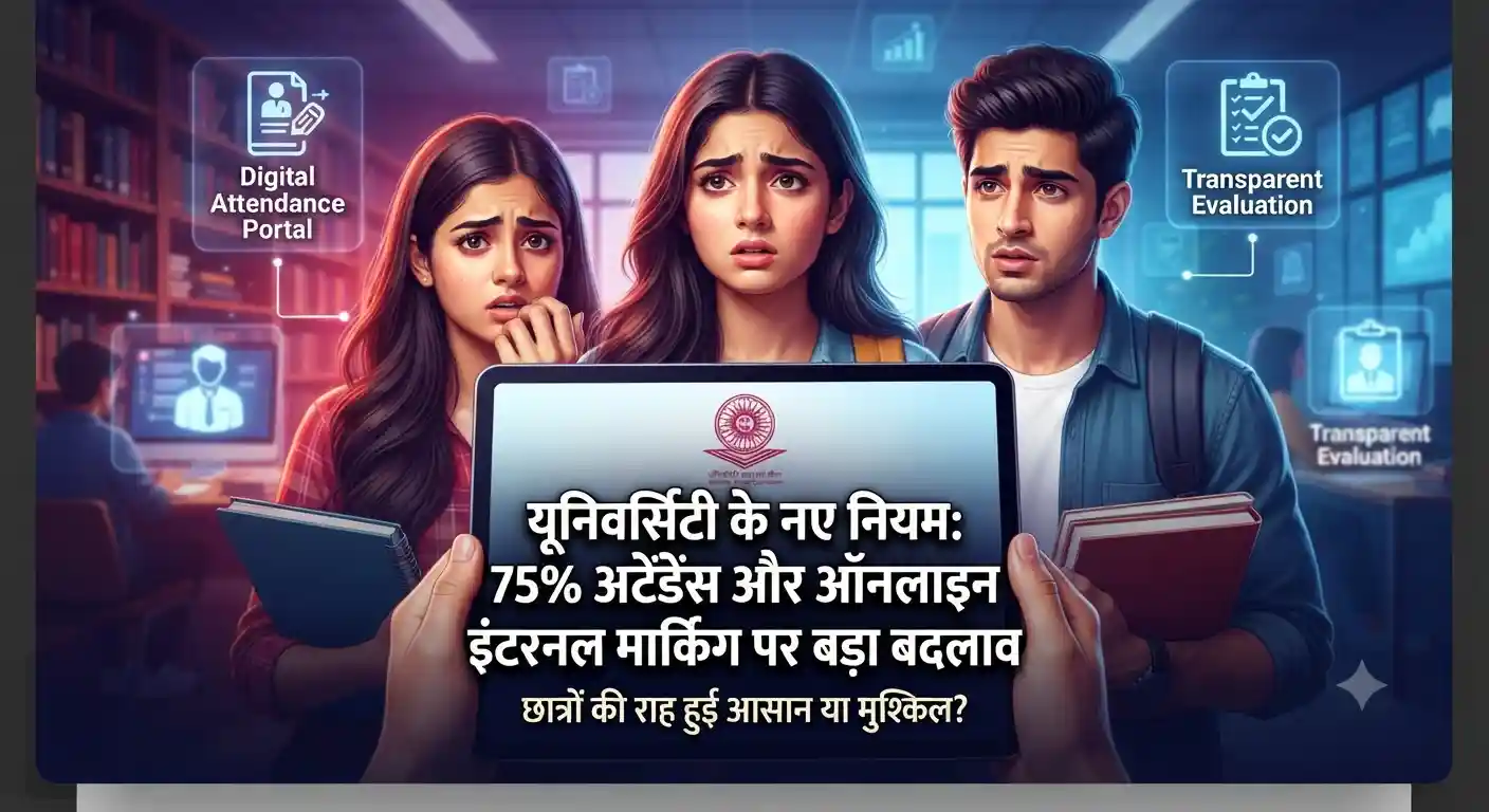 Education News Update: यूनिवर्सिटी परीक्षाओं में बड़ा बदलाव, अब अटेंडेंस और इंटरनल मार्किंग के बदले नियम UGC Attendance Rules