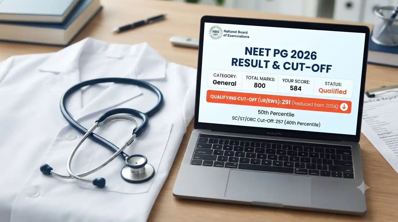 NEET PG Latest News: परिणाम घोषित, कट-ऑफ 6 साल में सबसे कम, स्कोर में गड़बड़ी के आरोप NEET PG Latest News