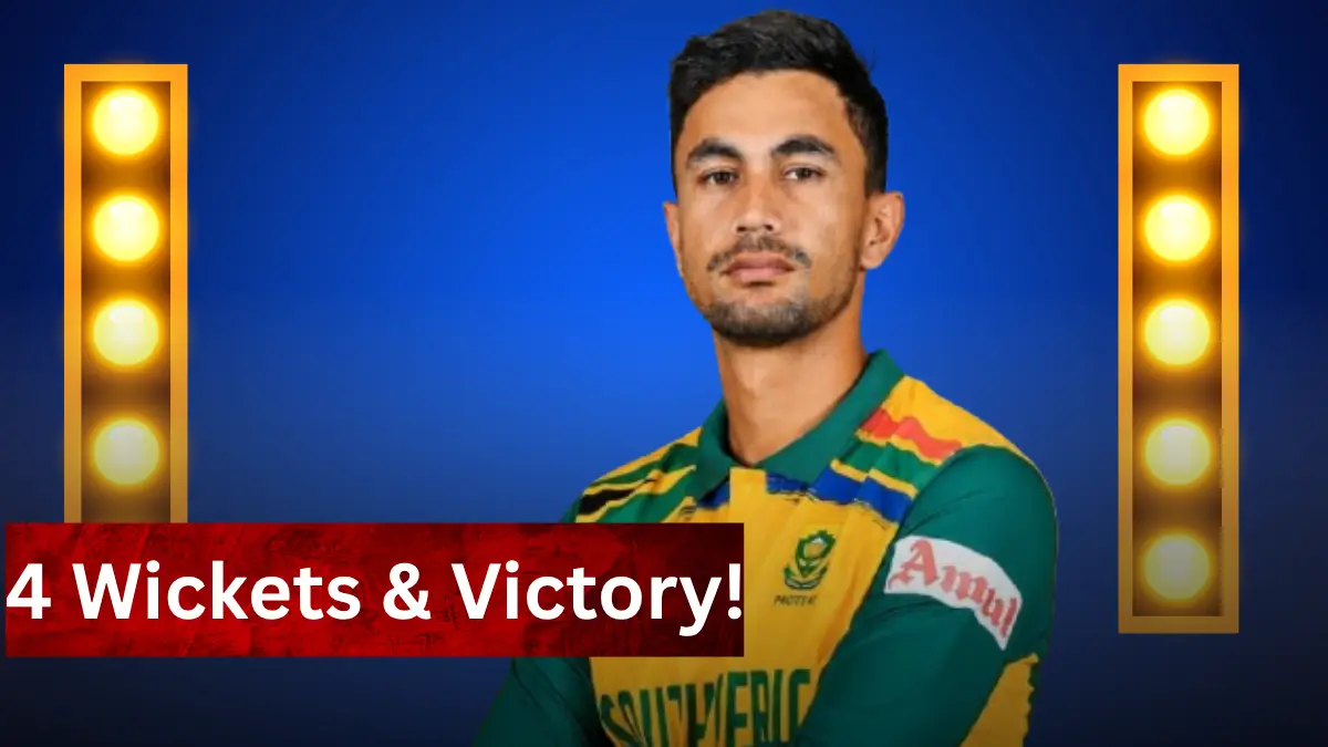 Bjorn Fortuin South Africa Captain: बिजोर्न फोर्टुइन का धमाका, 4 विकेट लेकर नामीबिया के खिलाफ दिलाई जीत Bjorn Fortuin South Africa Captain 4 Wickets