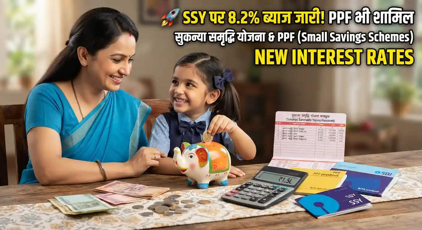 SSY, PPF Interest Rates: सुकन्या और PPF की नई ब्याज दरों का ऐलान, लगातार 11वीं तिमाही में कोई बदलाव नहीं SSY PPF interest rates update