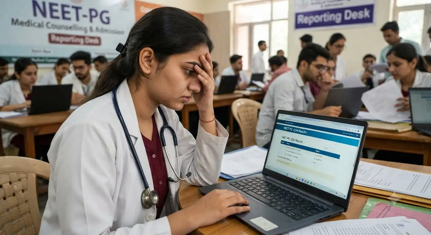 NEET PG result counselling seat blocking update