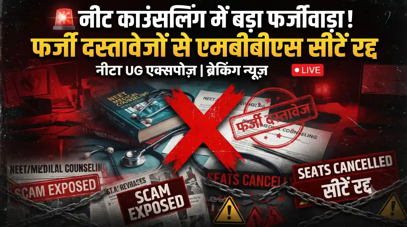 NEET UG counselling scam fake documents