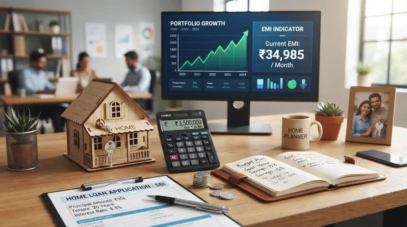 Home Loan EMI Repo Rate impact calculation
