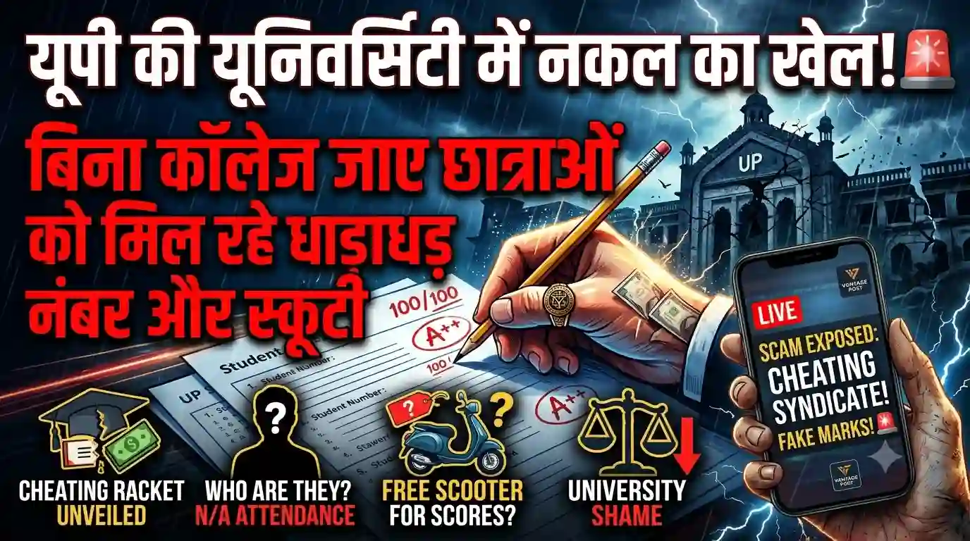 UP University Cheating Racket: बिना कॉलेज गए मिल रहे नंबर और स्कूटी UP University Cheating Racket
