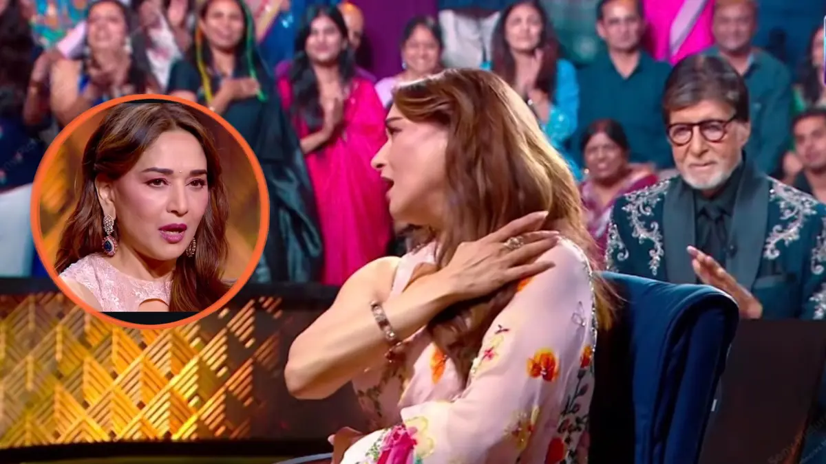 KBC: अमिताभ बच्चन के जन्मदिन पर 'पारो' बनकर हॉट सीट पर उतरीं माधुरी दीक्षित, कातिलाना डांस देख दंग रह गए बिग बी KBC Madhuri Dixit Amitabh Bachchan birthday news