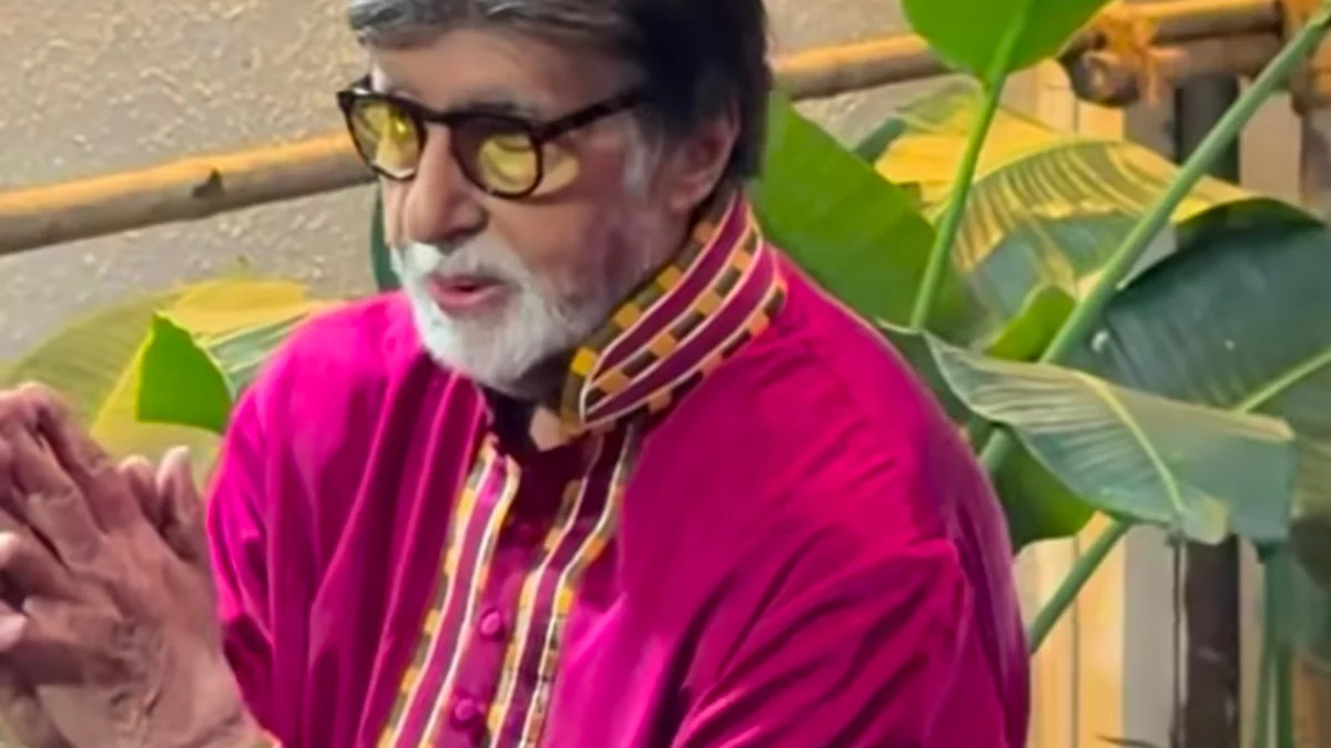 Amitabh Bachchan viral video fan handshake security