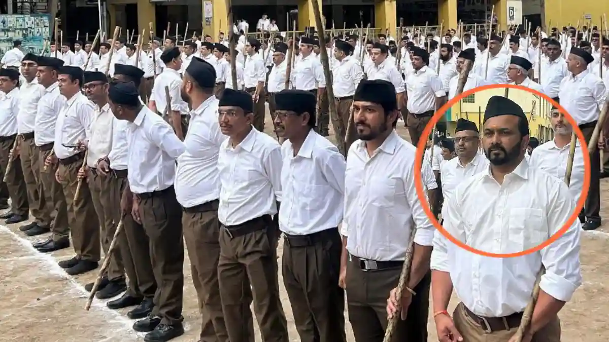 Kedar Jadhav RSS Uniform