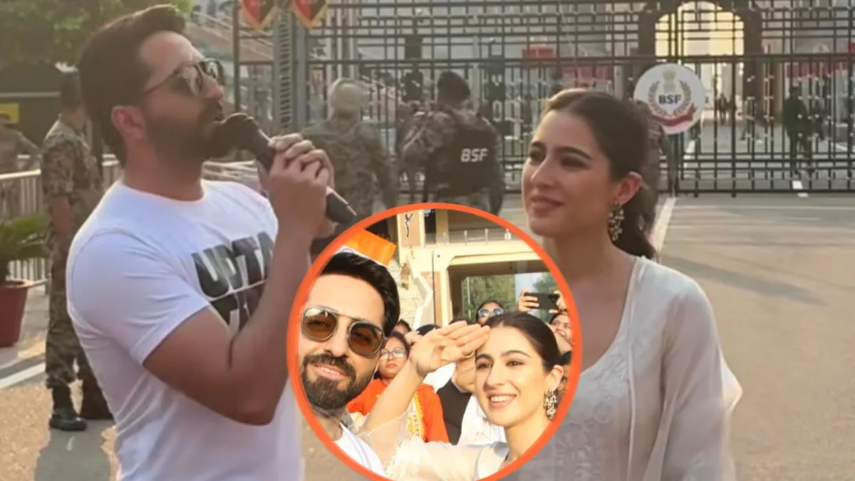 Wagah Border Ayushmann Sara
