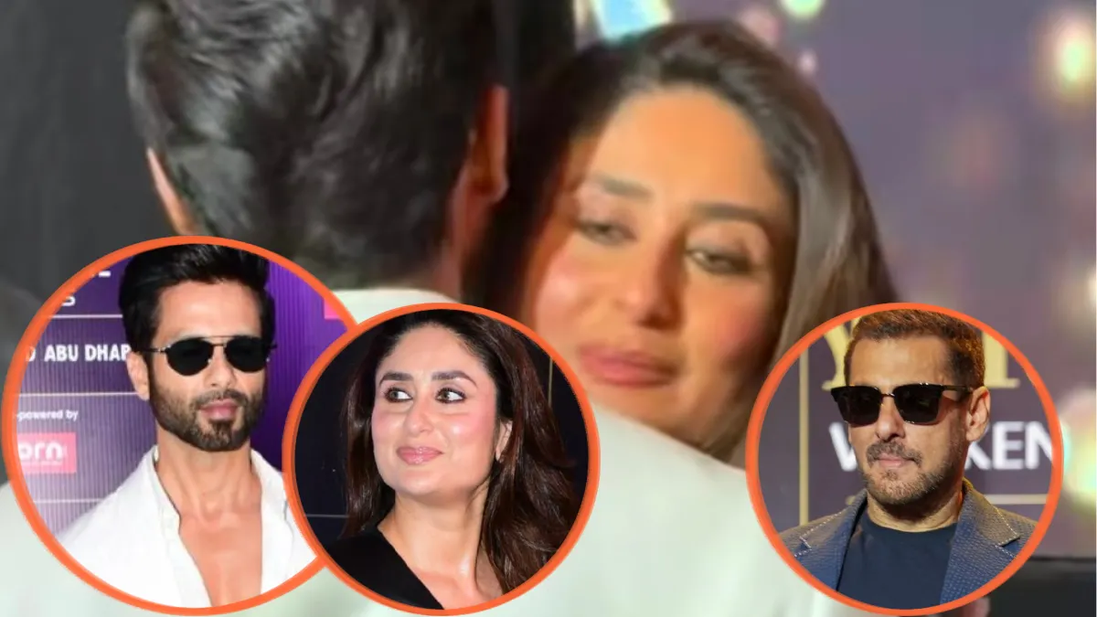 IIFA Awards: शाहिद-करीना को गले मिलते देख इमोशनल हुए फैंस, सलमान खान ने ली मजेदार टांग IIFA Awards Shahid Kareena Salman Khan