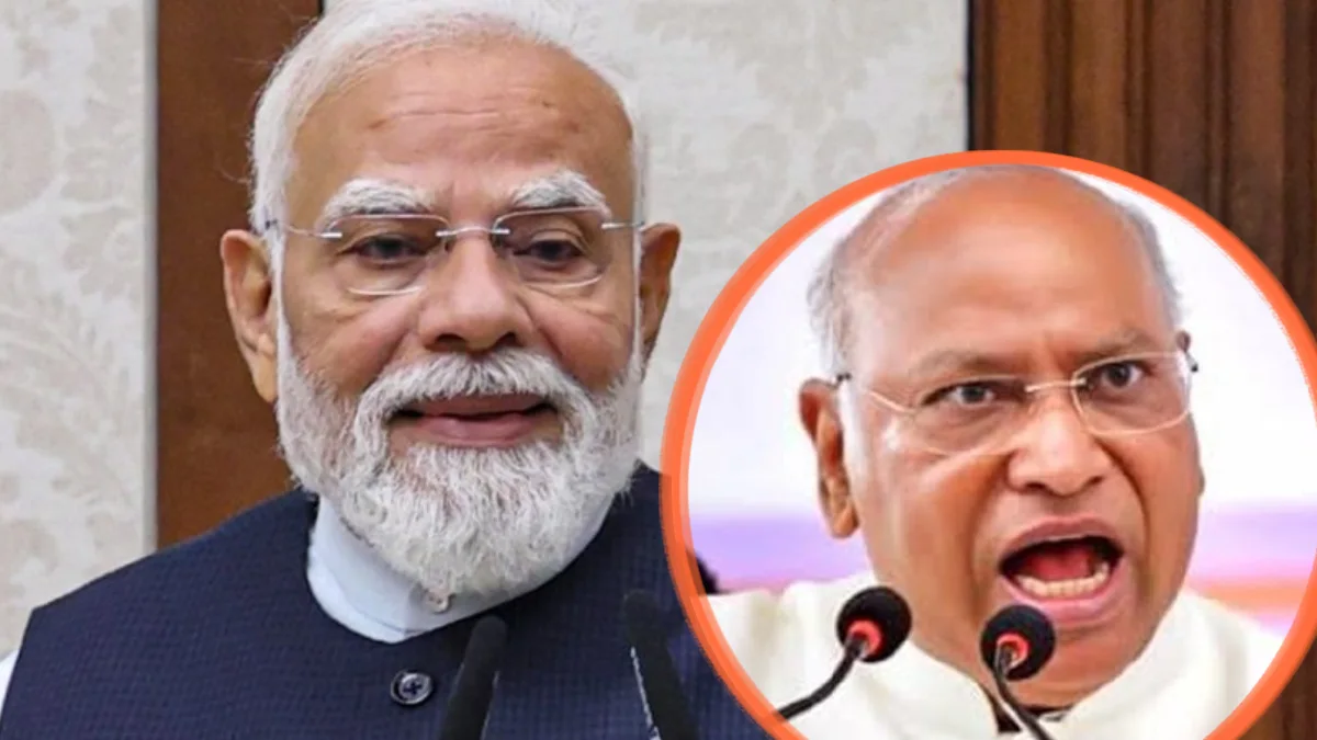 Mallikarjun Kharge PM Modi remark BJP protest