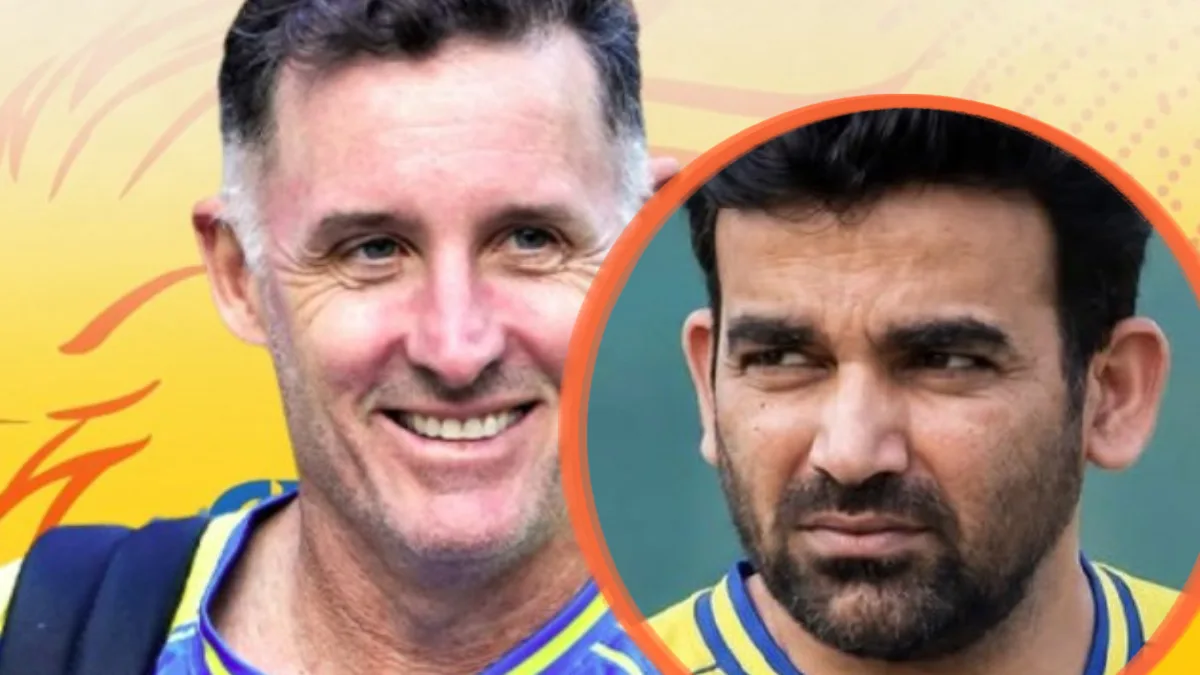 IPL 2027 से पहले CSK में बड़ा फेरबदल: माइकल हसी समेत 5 दिग्गजों की विदाई, जहीर खान की टीम में नए चेहरों की एंट्री CSK coaching staff IPL 2027